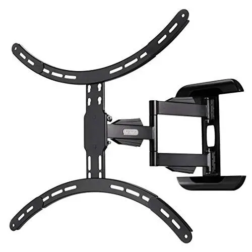 Produktbild: Hama TV-Wandhalterung (neigbar, schwenkbar, vollbeweglich für Fernseher von 37 bis 75 Zoll (94 cm bis 191 cm Bildschirmdiagonale), inkl. Fischer Dübel, VESA bis 600x500, max. 45 kg) schwarz