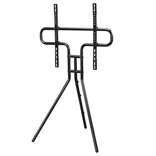 Produktbild: Hama TV Ständer im Staffelei Design (Stabiler Fernsehständer für 37-75 Zoll, höhenverstellbarer TV Stand als Tripod, kompaktes TV Stativ, VESA kompatibler Bodenständer) schwarz