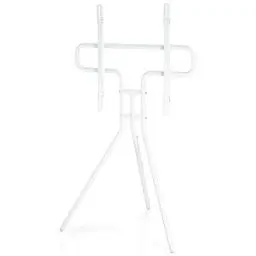 Produktbild: Hama TV Ständer im Staffelei Design (Stabiler Fernsehständer für 37-75 Zoll, höhenverstellbarer TV Stand als Tripod, kompaktes TV Stativ, VESA kompatibler Bodenständer) weiß