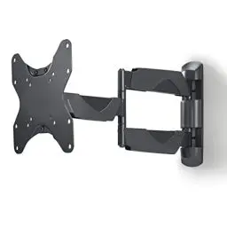 Produktbild: Hama TV Wandhalterung 180° schwenkbar, neigbar (TV Halterung für Flat TV 19“ – 48“, Wandhalterung inkl. Fischer Dübel u. Kabelführung, vollbewegliche Halterung bis VESA 200 x 200, max. 35 kg)