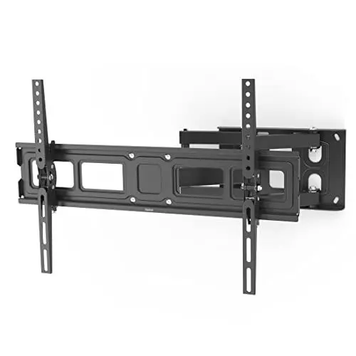 Produktbild: Hama TV Wandhalterung Schwenkbar, Neigbar (32 - 84 Zoll TV Halterung für Fernseher bis zu 50 kg, max. VESA 600x400, Ausziehbare Fernsehwandhalterung inkl. Fischer-Dübel & Bohrschablone) schwarz