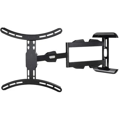 Produktbild: Hama TV Wandhalterung Schwenkbar/Neigbar (Wandhalter Fernseher für 32-65 Zoll, Vollbewegliche Halterung, Langer Arm, VESA bis 400x400, max. 25kg, inkl. Fischer-Dübel) Schwarz