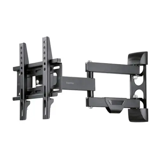 Produktbild: Hama TV Wandhalterung schwenkbar, neigbar, ausziehbar (TV Wandhalterung 19-48 Zoll, VESA 50x50 bis VESA 200x200, bis 25kg, mit Fischer-Dübeln) schwarz