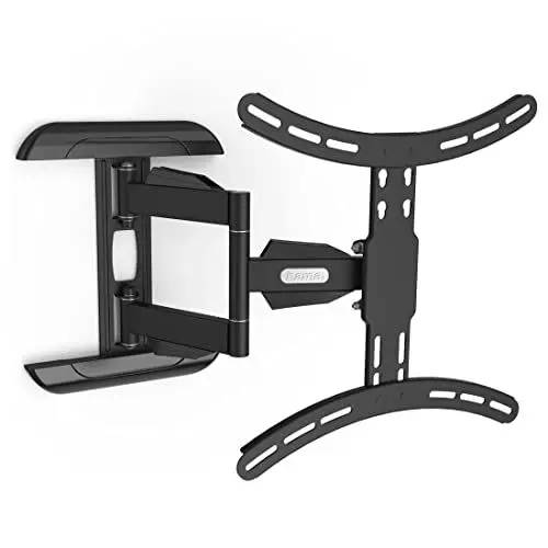 Produktbild: Hama TV Wandhalterung schwenkbar, neigbar, ausziehbar (TV Wandhalterung 32-65 Zoll, VESA 100x100 bis VESA 400x400, bis 35kg, mit Fischer-Dübeln) schwarz