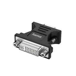 Produktbild: Hama VGA auf DVI Adapter Full HD 1080p (VGA Stecker, DVI Buchse 24+5, Adapter zum Anschluss von PC, Laptop, Computer mit VGA an Monitor, TV oder Beamer mit DVI oder umgekehrt, Konverter)