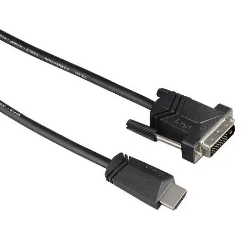 Produktbild: Hama Verbindungskabel, HDMI zu DVI/D, 1,5 m