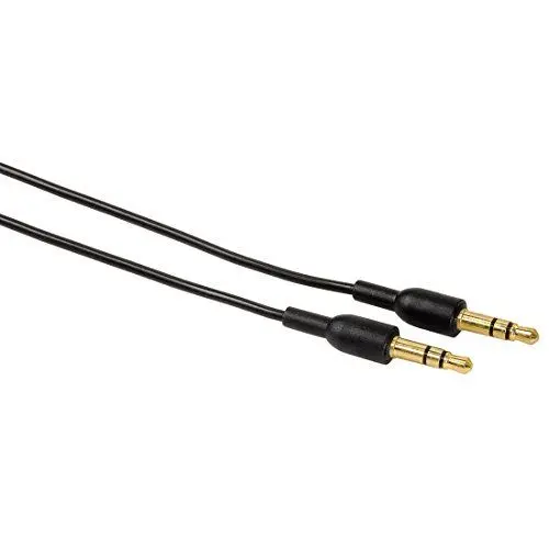 Produktbild: Hama Verbindungskabel, Klinke 3,5 mm, Stecker - Stecker, 0,5 m