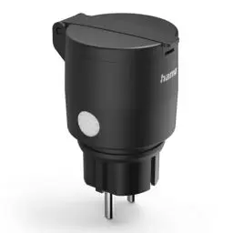 Produktbild: Hama WLAN Steckdose Outdoor (Steckdose WLAN gesteuert, smarte Steckdose appgesteuert oder per Sprachbefehl, Steckdose außen für z.B. Beleuchtung, Smart Home Steckdose energiesparend, Zeitschaltuhr)