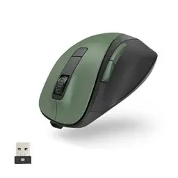 Produktbild: Hama ergonomische Maus (Funkmaus, 6 Tasten, 2,4GHz, BlueWave, 800/1200/1600dpi, optische Maus kabellos, wireless, Maus ergonomisch, Computermaus, für Laptop/PC, Akku, Rechtshänder) waldgrün