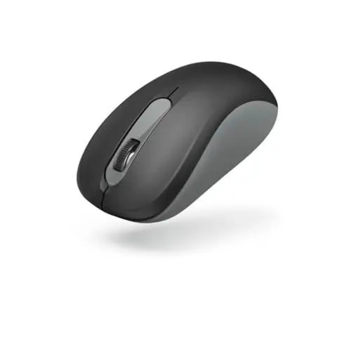 Produktbild: Hama kabellose Maus für Links- und Rechtshänder (3 Tasten, 2,4 Ghz, mit USB-Nanoempfänger, 1600 DPI, optische Maus, für Notebook und PC) anthrazit/schwarz