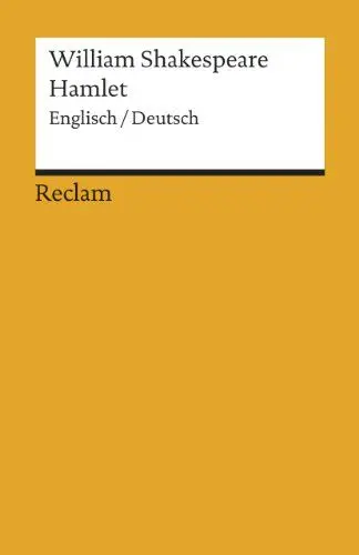 Produktbild: Hamlet. Englisch/Deutsch: Shakespeare, William – Literatur-Klassiker·· zweisprachige Ausgabe (Reclams Universal-Bibliothek)