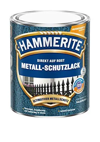 Produktbild: Hammerite Metallschutzlack Hammerschlag, Dunkelblau, 250 ml