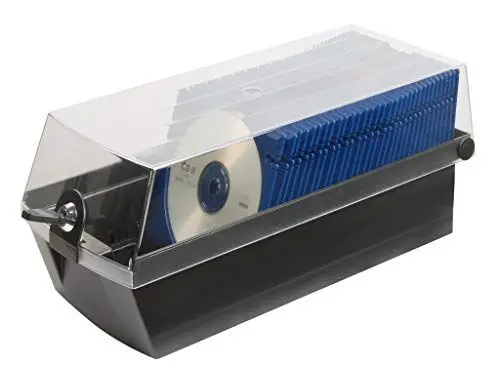 Produktbild: HAN 9260-13, CD-Box MÄX 60, Profibox für 60 CD/DVDs, Sicher mit Schloß und 2 MÄX Trays, schwarz