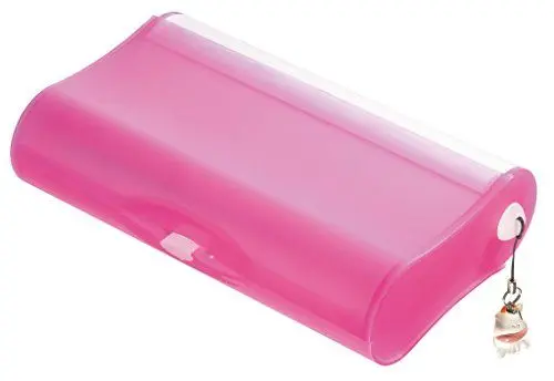 Produktbild: HAN 996-66 Schul-Etui 3-Fach COOL, Geniale Schlamperbox mit 3 Fächern und Pinnwand, transluzent-pink- weitere Farben auswählbar