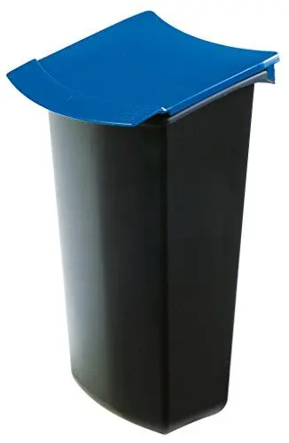 Produktbild: HAN Abfalleinsatz MONDO mit Deckel, Schick und Praktisch, Für die ideale Abfalltrennung, Volumen 3 Liter, 1843-14, schwarz-blau