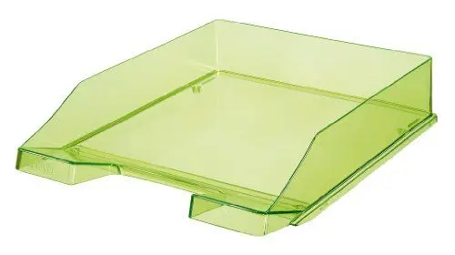 Produktbild: HAN Briefablage KLASSIK, DIN A4/C4, stapelbar, stabil, transparent-grün, 1026-X-27