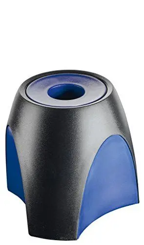 Produktbild: HAN Büroklammerspender DELTA mit Ringmagnet, Büro Zubehör für Heftklammern, moderner Klammernspender für die Schreibtisch Organisation, 1752-34, schwarz-blau
