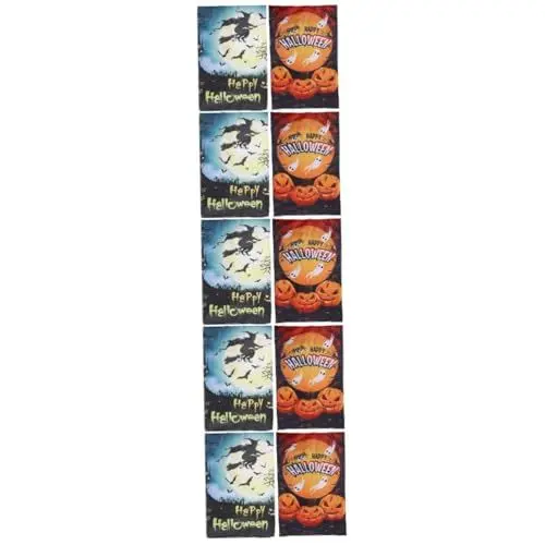 Produktbild: HANABASS 10 Stk Halloween-gartenbanner Halloween-festival-flagge Halloween-hängeschild Doppelseitige Halloween-flaggen Halloween-dekorationsfahnen Doppelseitige Gartenflagge Polyester