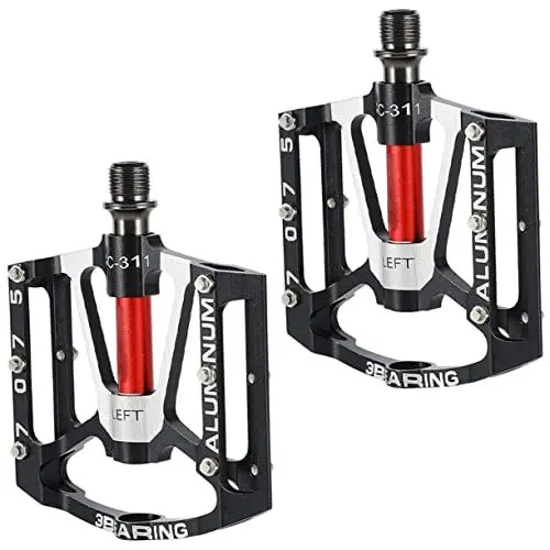 Produktbild: HANABASS 1 Paar Fahrradpedale Flache Pedale Mountainbike Pedale Abgedichtete Lagerpedale Fahrradzubehör Pedale Für Mountainbike Rennradpedale Fahrradplattformpedale Mountainbike