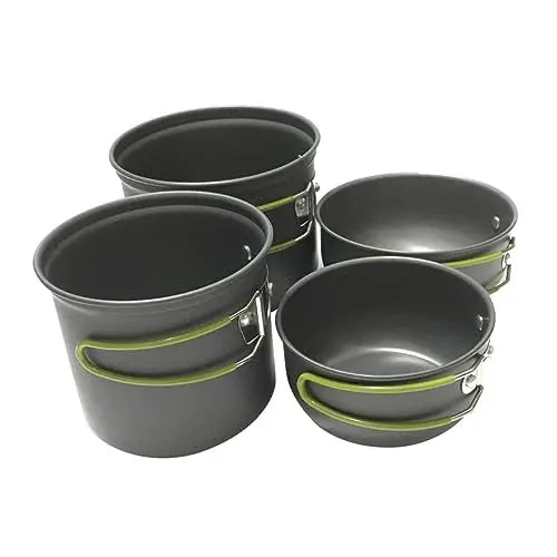 Produktbild: HANABASS Kochutensilien Fürs Camping Camping-kochgeschirr Aluminiumlegierung Mit Campingtöpfen Tragbares Besteck Für Outdoor-aktivitäten
