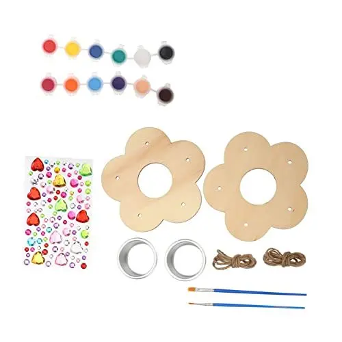 Produktbild: HANABASS 1 Set Bemaltes Spielzeug Für Kinder DIY Vogelfutterstation DIY Vogelfutterstation Für Den Außenbereich Zum Ausmalen Vogelfutterstation DIY Holzmalerei Kits