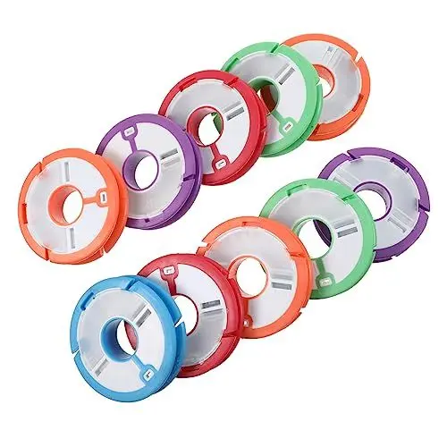 Produktbild: HANABASS 20 STK Spule Angelrolle Geflochtene Angelschnur Angeln Wickelbrett Angelschnur Geflochten Angelschnur Rolle Drahtwickelwerkzeuge Angelwickler Angelschnurrad Angelwerkzeug Kieselgel