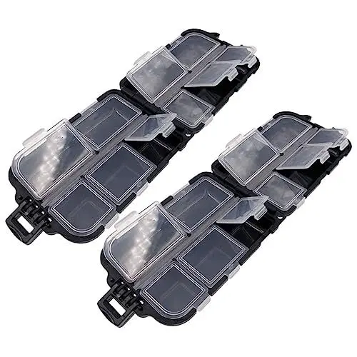 Produktbild: HANABASS Angelköder-Set 2er-Pack Organizer Zur Aufbewahrung Von Kleinteilen Und Schmuck