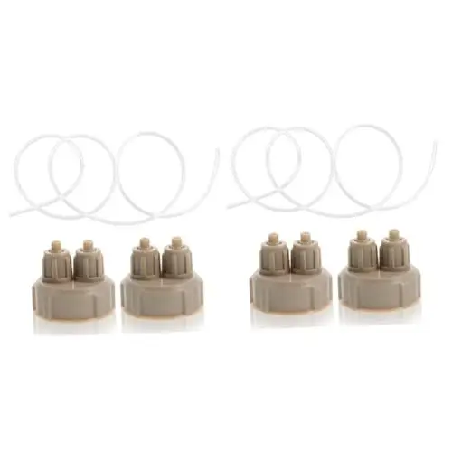 Produktbild: HANABASS 2 Sets Aquarium Co2 Generator Flasche Kappen Aquarium Reaktor Flasche Kappen Co2 Kappen Fisch Tank Lieferungen
