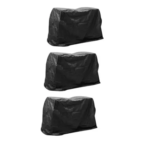 Produktbild: HANABASS 3St Außenabdeckung Grill überzug Grill-abdeckhaube Grill abdeckhaube wasserdichte Grillabdeckung Außengrill grillrost strapazierfähige Grillabdeckung Staubschutz für Möbel Black