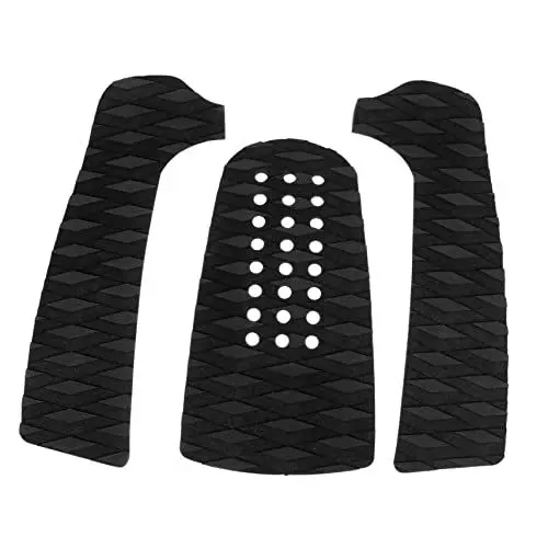 Produktbild: HANABASS 3stücke Teiliges Eva Surfboard Traction Pad rutschfeste Selbstklebende Tail Pads Für Maximalen Grip Geeignet Für Verschiedene Surfboards Und Skimboards Leichte Und Langlebige