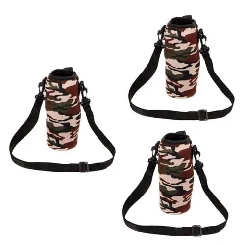 Produktbild: HANABASS 3st Cup-Set Wasserflaschen Sportwasserflasche Kaffeetassenschutz Verschleißfeste Flaschenhülle Flaschenschutzhülle Cup-Protektoren Outdoor-flaschenhüllen Teetassendeckel Stoff