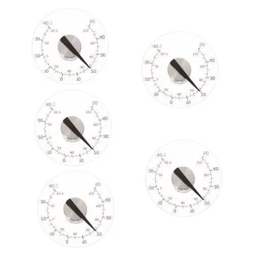 Produktbild: HANABASS 5St Haushaltsthermometer außen Aufkleber für die Temperaturanzeige aussentemperaturanzeige wetterstation raumthermometer innen Wasserdichtes Thermometer Selbstklebendes Thermometer