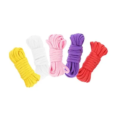 Produktbild: HANABASS 5rollen Strapazierfähiges Kletterseil Geflochtene Zeltleine Wetterfestes Überlebensseil Pro Rolle Für Camping Wandern Outdoor-aktivitäten