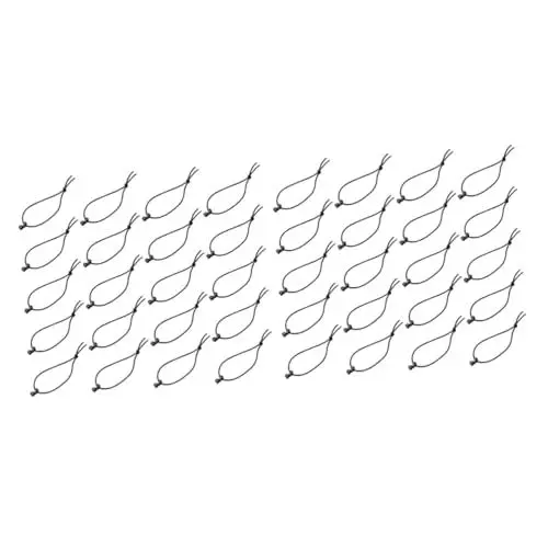 Produktbild: HANABASS 60 Stk Gurtclip Zur Aufbewahrung Elastischer Riemenhaken Bandklemme Zubehör Werkzeughaken Leiterband Für Jalousien Haken Zum Aufhängen Im Freien Web-dominatoren Spulenklemme Nylon