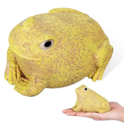 Produktbild: HANABASS Frosch-Schlüsselversteck Versteckt Einen Schlüssel Für Den Außenbereich Froschform Gartendekoration Sicherer Halter Sichere Aufbewahrung Schlosskasten Froschskulptur Für Draußen