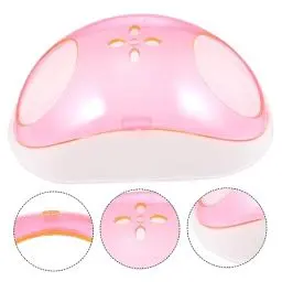 Produktbild: HANABASS Hamstersandbad Hamster-sandbadehaus Für Kleine Haustiere Sandbad Für Hamster Haustierhamstersand Hamsterstreu Sand Chinchilla-sandbadehaus Rosa