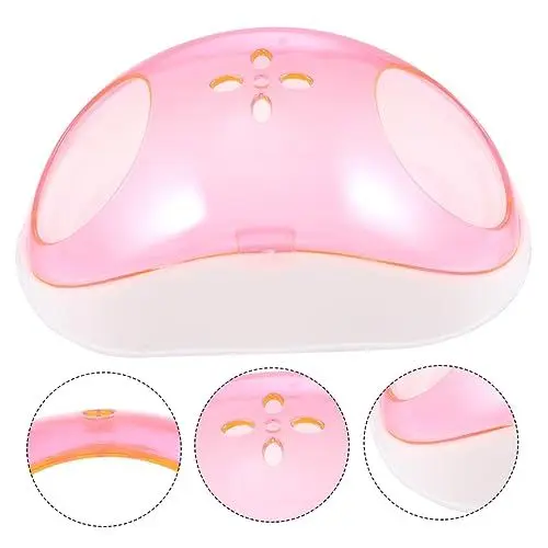 Produktbild: HANABASS Hamstersandbad Hamster-sandbadehaus Für Kleine Haustiere Sandbad Für Hamster Haustierhamstersand Hamsterstreu Sand Chinchilla-sandbadehaus Rosa