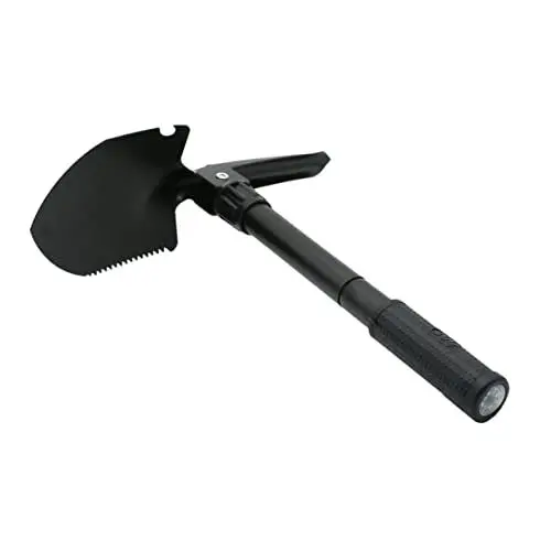 Produktbild: HANABASS Multifunktionale Klappschaufel Aus Legiertem Robuste Gartenarbeit Und Outdoor-aktivitäten Rutschfester Griff Für Camping Und Notfälle Leicht Und Langlebig