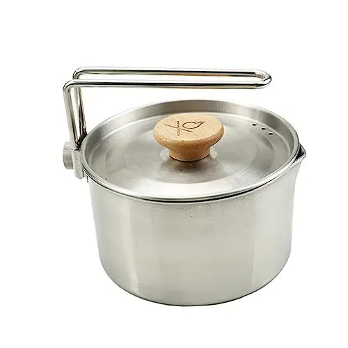 Produktbild: HANABASS Outdoor Topf Camping Kochgeschirr Set Outdoor Kochgeschirr Outdoor Picknick Kochtopf Wasserkocher Camping Wasserkocher Outdoor Wasserkocher Wander Kochgeschirr Topf