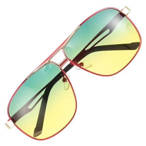 Produktbild: HANABASS Polarisierte Herren Sonnenbrille Mit Nachtvisionsfunktion Blendfreies Design Für Autofahren Und Angeln Adaptive Gläser Für Lichtverhältnisse Stylische Sportbrille Für