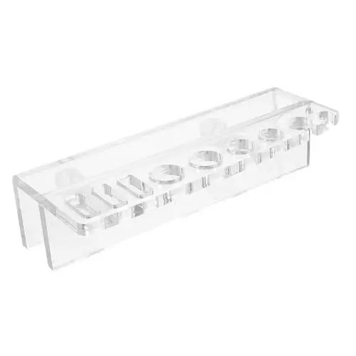 Produktbild: HANABASS Fisch Tank Werkzeug Halterung Mit Aufbewahrungsregal Für Aquarienpflege Pflanzenzangen Und Wandmontage Organizer Für Aquarien Zubehör