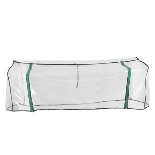 Produktbild: HANABASS Gewächshausabdeckung Aus PVC Transparent Für Hochbeet Gartenbedarf Gartenschutz Vor Tieren Mit Guter Luftzirkulation Und Einfacher Installation