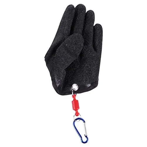 Produktbild: HANABASS Angelhandschuhe rutschfest Für Fischfang Verdickt Mit Latex Schützende Handschuhe Links Material Langlebig Und Sicher Praktisch Und Verschleißfest