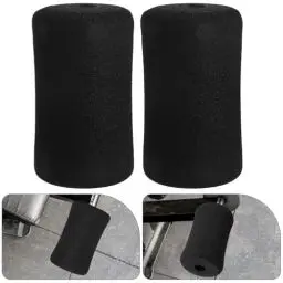 Produktbild: HANABASS 4 StüCk Fuß Schaumstoff Pads, Roller-Pufferrohr-Abdeckungen FüR Seated Leg Extension Fitness Equipment Ersatzpolster FüR Beinstrecker-Hantelbank TrainingsgeräTe
