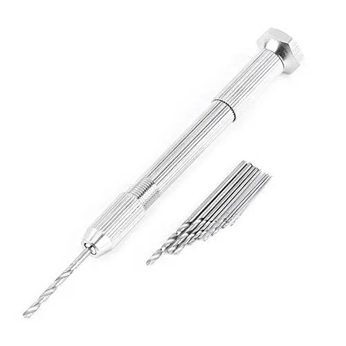 Produktbild: Mini-Handbohrer, silberner Spiralbohrer, leicht für die Reparatur von Uhren für handwerkliche Schmuckuhren