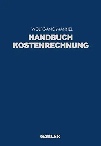 Produktbild: Handbuch Kostenrechnung
