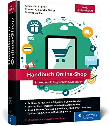 Produktbild: Handbuch Online-Shop: Strategien, Erfolgsrezepte, Lösungen für wirkungsvollen E-Commerce. Der Leitfaden für Ihren Erfolg im Online-Handel