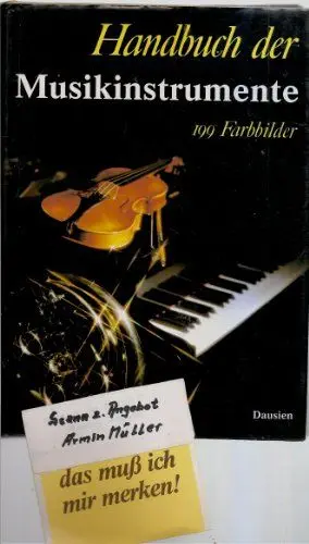 Produktbild: Handbuch der Musikinstrumente