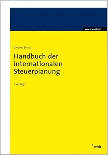 Produktbild: Handbuch der internationalen Steuerplanung