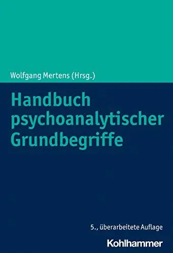 Produktbild: Handbuch psychoanalytischer Grundbegriffe